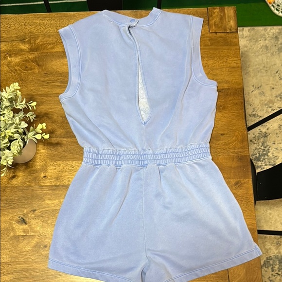 Women’s Light Blue Sleeveless One Piece - Picture 2 of 3